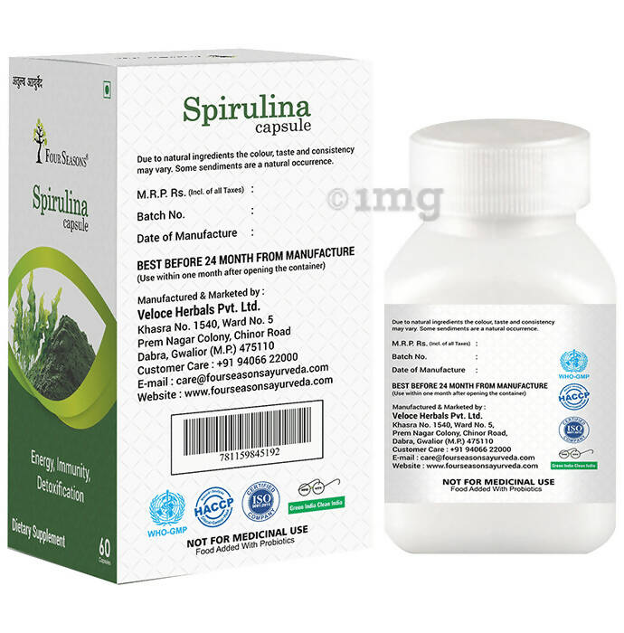 Four Seasons Spirulina Capsule - Distacart