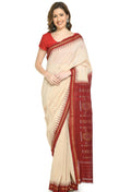 Vamika Sambalpuri Ikat Cotton Special Buti Tasrite & Maroon Saree
