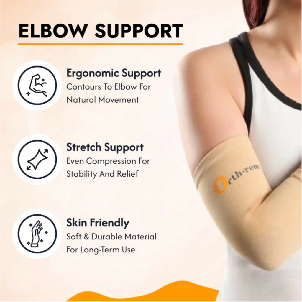 Orth-rem Elbow Support Brace For Men & Women (Pair) - Distacart