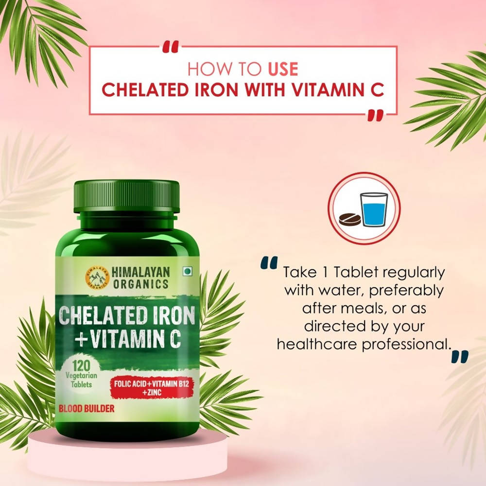 Himalayan Organics Chelated Iron Plus Vitamin C 