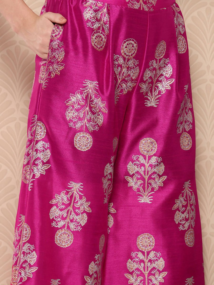 Ahalyaa Women's Traditional wear Kurta Set - Pink
