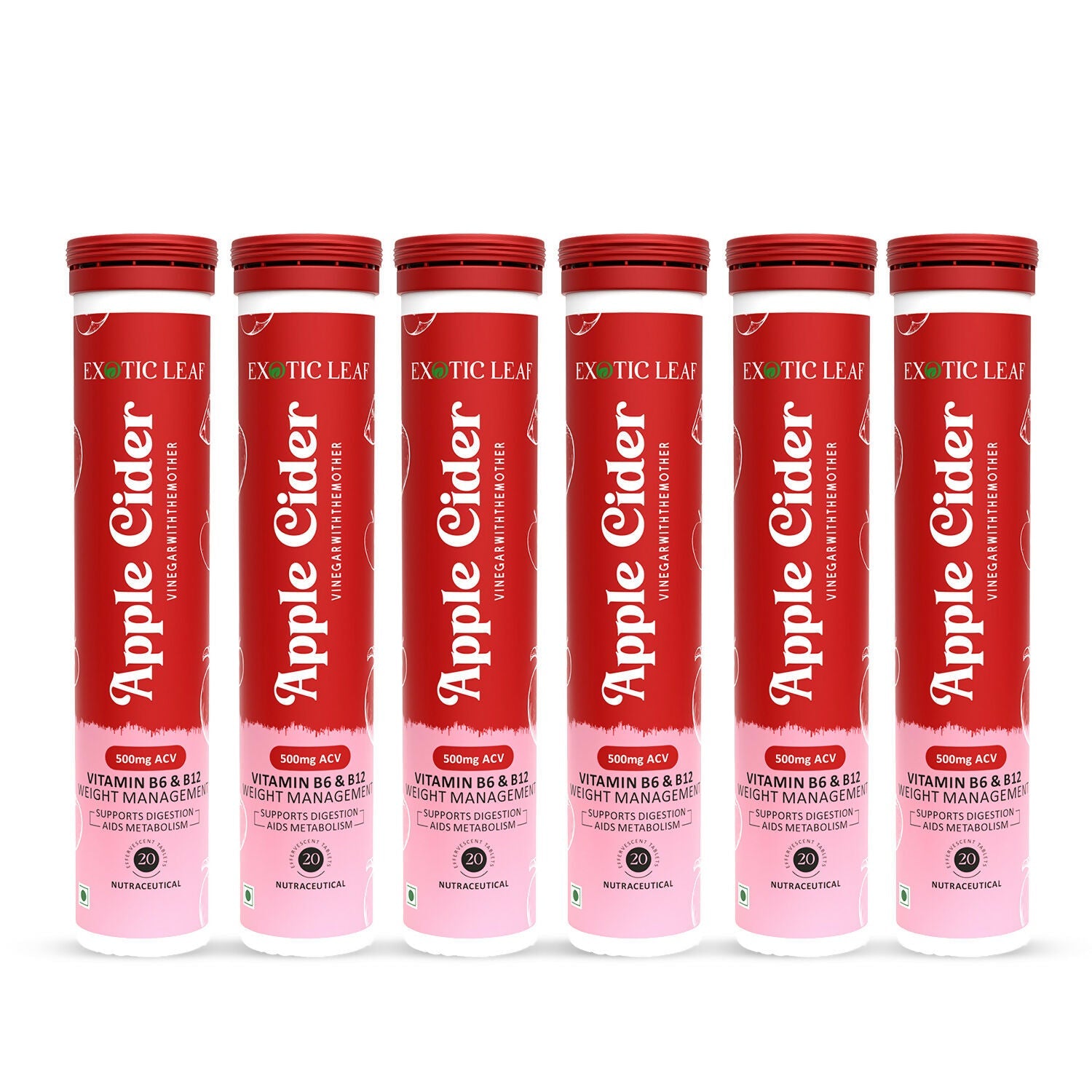 Exotic Leaf Apple Cider Vinegar Tablets - Distacart