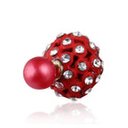 Trendoo Jewelry Gold Plated Stylish Fancy Red Studs