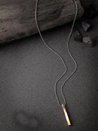NVR Men Copper Plated Geomatric Pendent With Chain