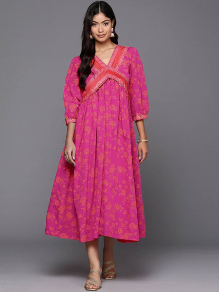 Ahalyaa Women's Traditional wear Lehnga Choli - Pink