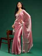 kasee Solid Embellished Saree - Distacart