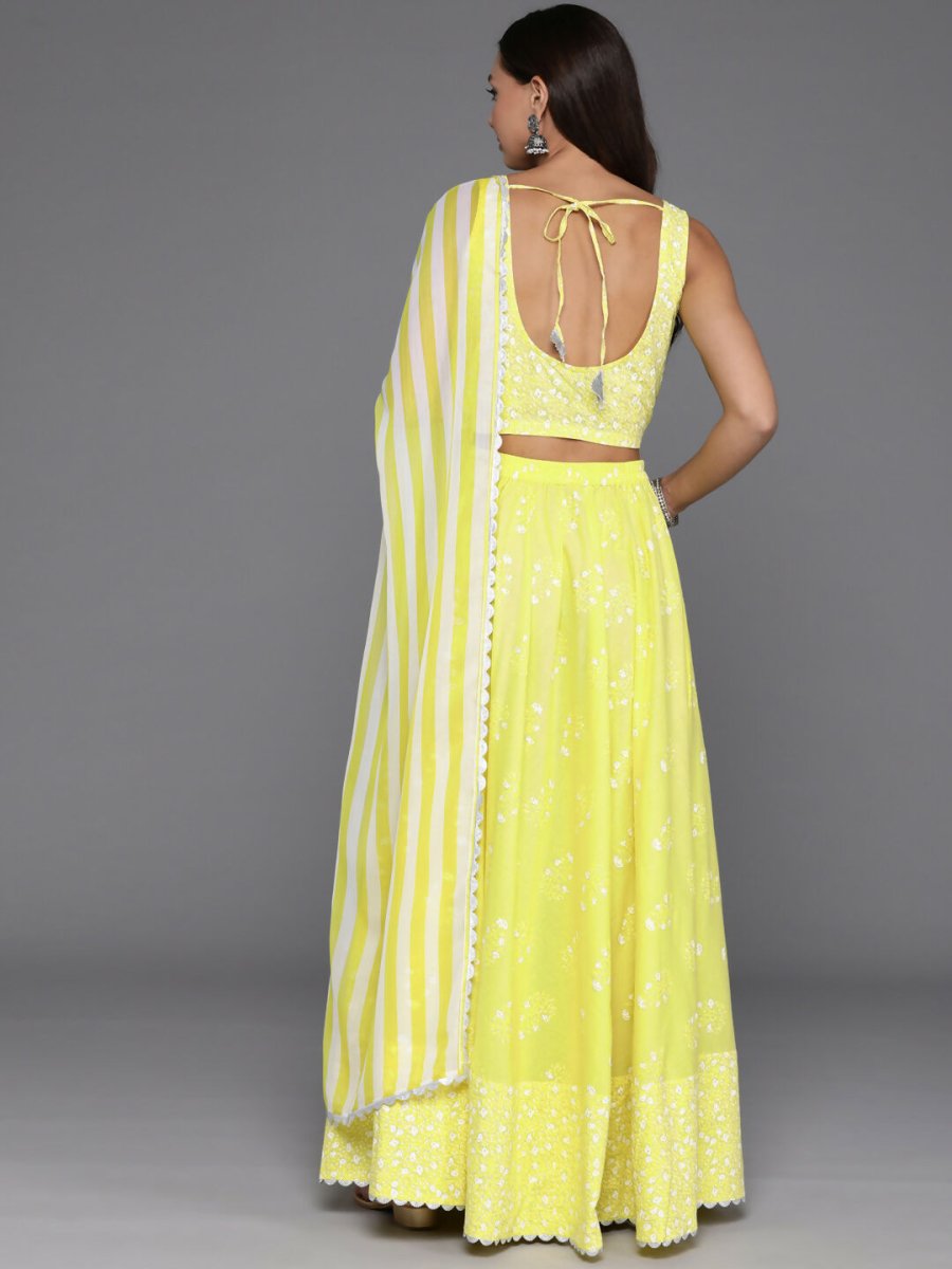 Ahalyaa women's wear Traditional wear lehenga choli - Yellow
