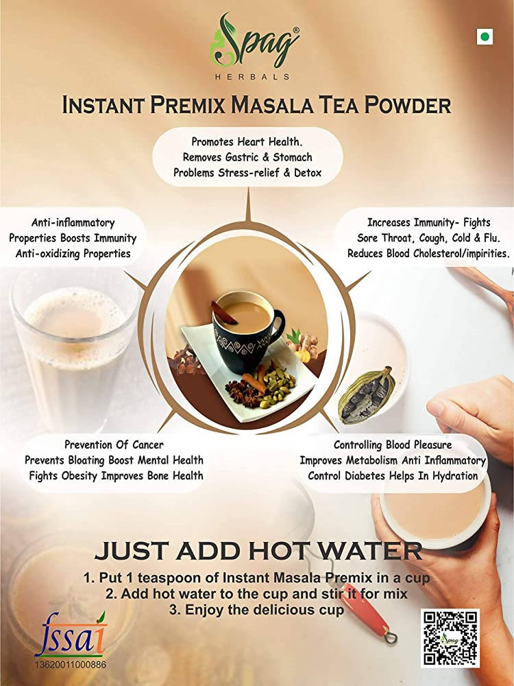 Spag Herbals Premium Instant Masala Tea Powder - Distacart