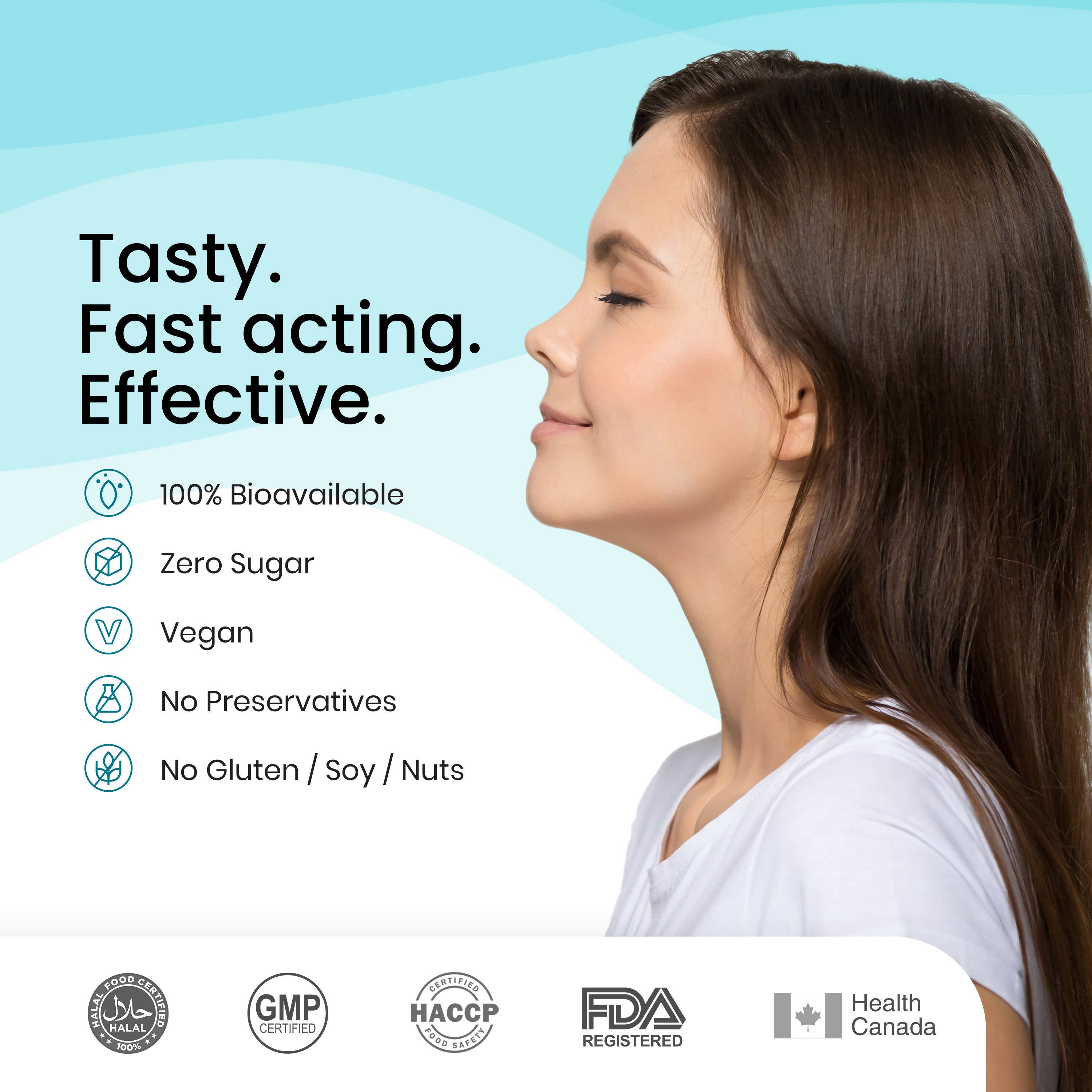 Wellbeing Nutrition Melts instant Throat Relief Oral Strips-Soothing Ginger Lemon Honey Flavor - Distacart