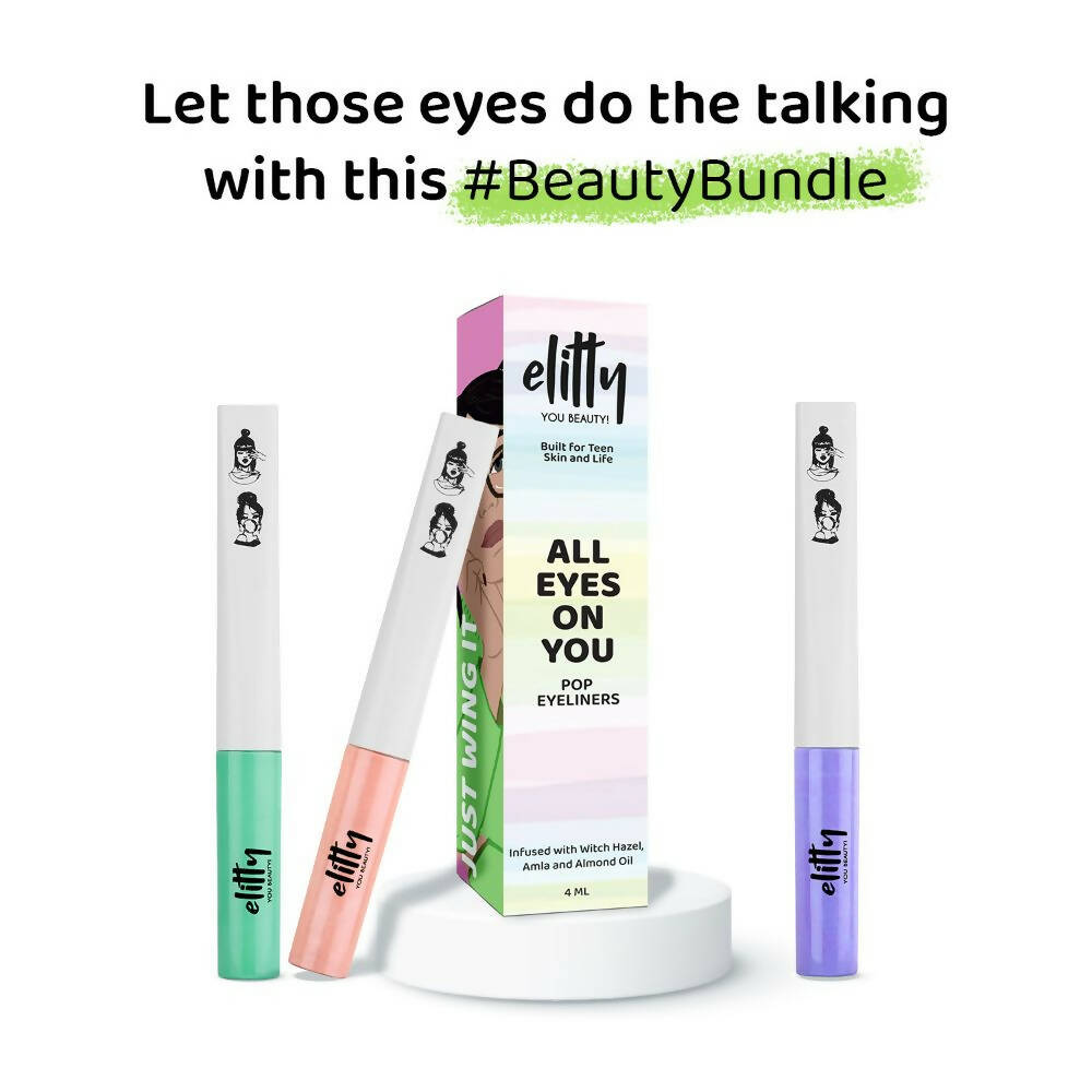 Elitty Eye Gotta Feeling Pastel Pop Color Eyeliner Combo