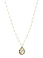 Beaded Kundan Necklace - Ruby Raang