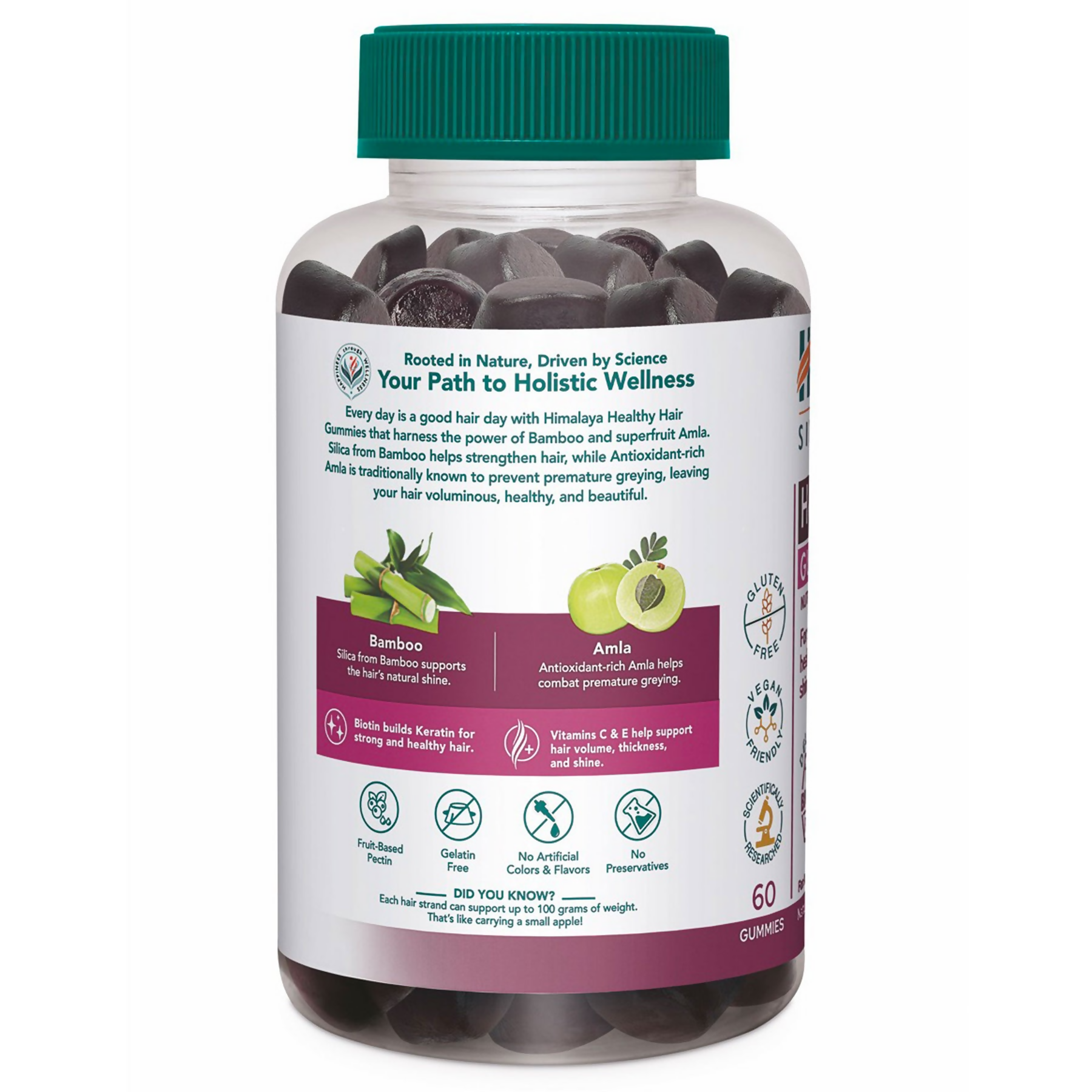 Himalaya Herbals Healthy Hair Gummies - Distacart