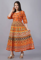 Vamika Multicolor Cotton Printed Party/Casual Wear Kurti (GAM16K)