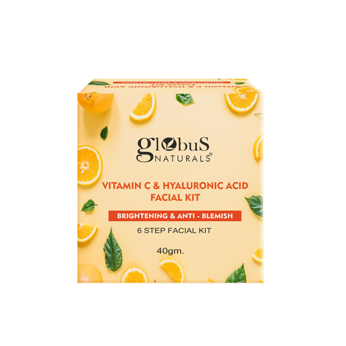 Globus Naturals Vitamin C & Hyaluronic Acid Facial Kit - Distacart