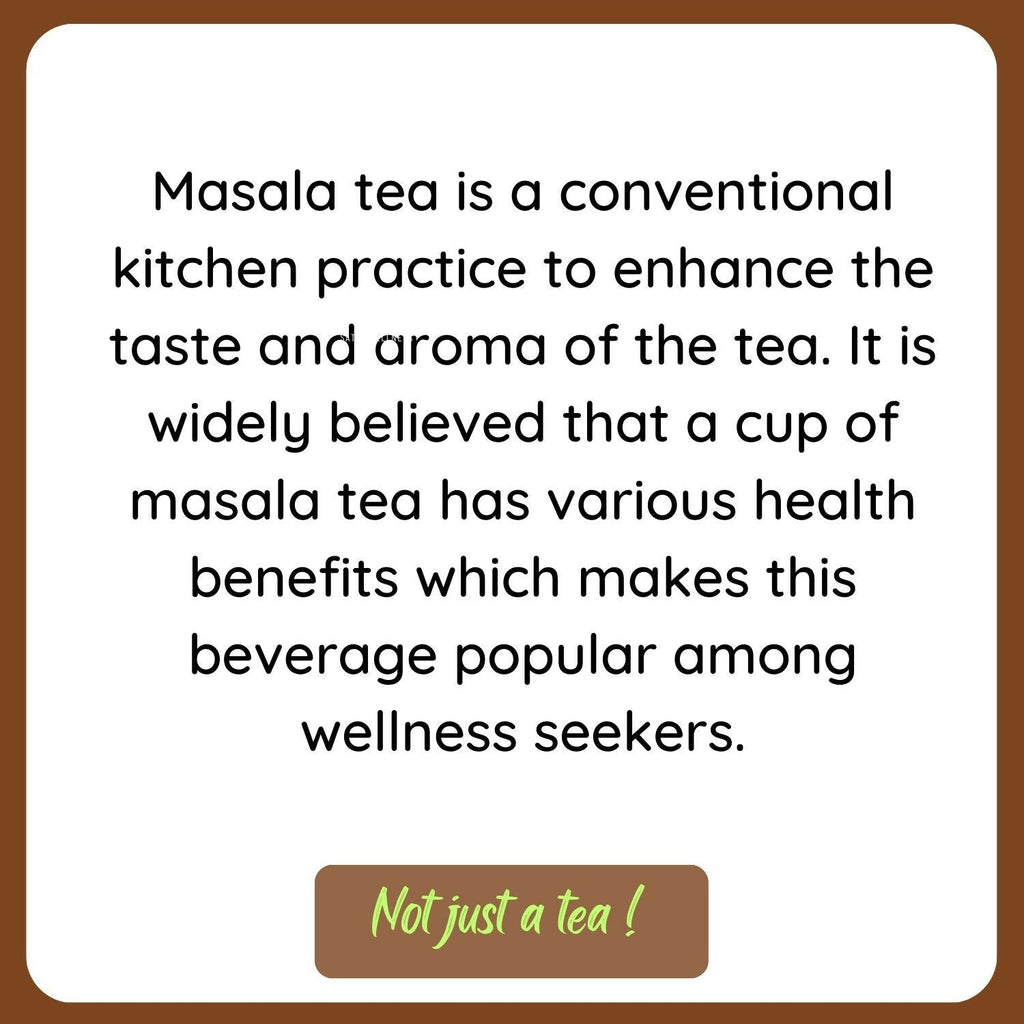 Satvi Wellness Tea masala | Indian Chai Masala | Tea Enhancer | Ginger tea mix - Distacart