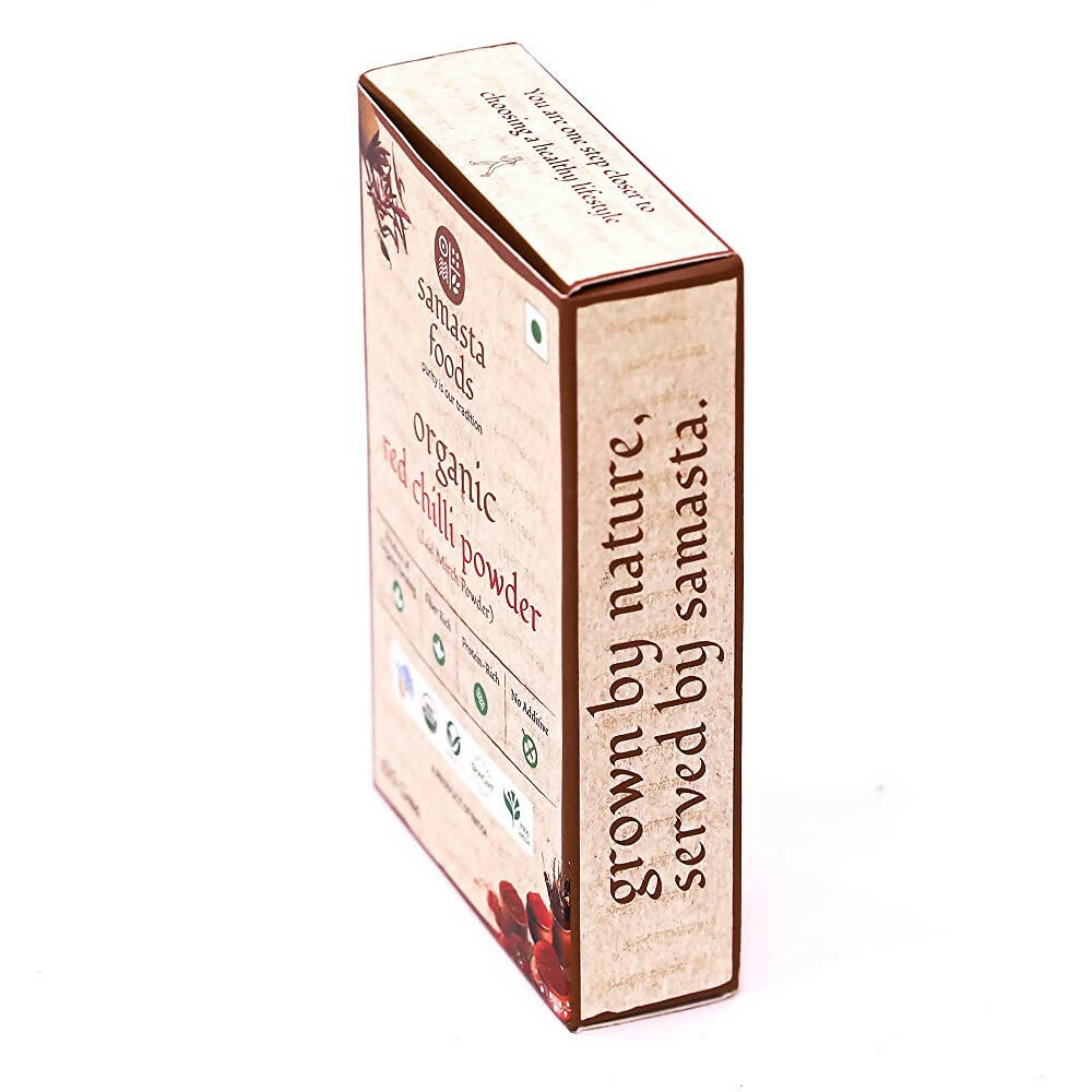 Samasta Food Organic Red Chilli (Lal Mirch) Powder - Distacart