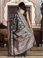 Shree Shyam Fashion Teal Green Silk Saree - Distacart