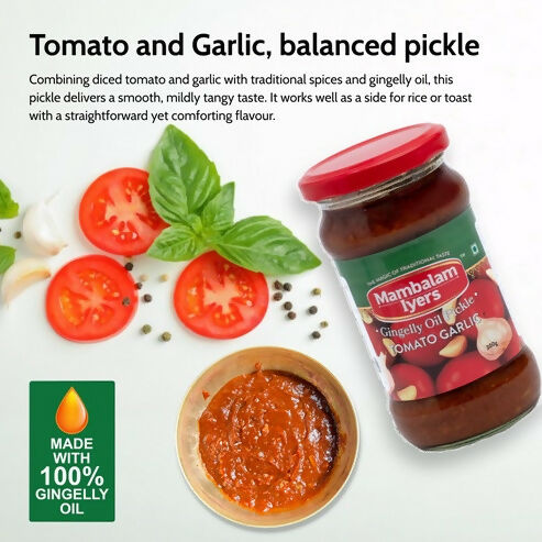 Mambalam Iyers Tomato Garlic Pickle