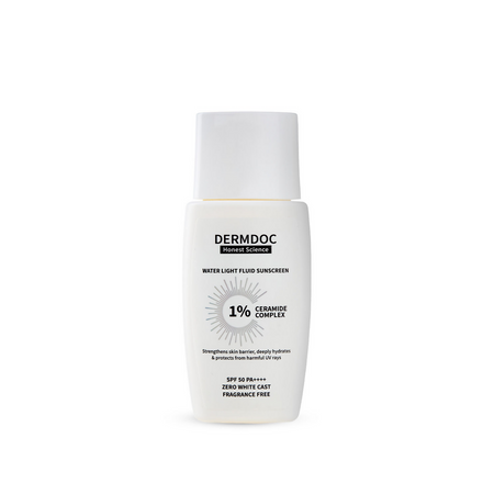 Dermdoc 1% Ceramide Complex Water Light Fluid Sunscreen SPF 50 PA ++++