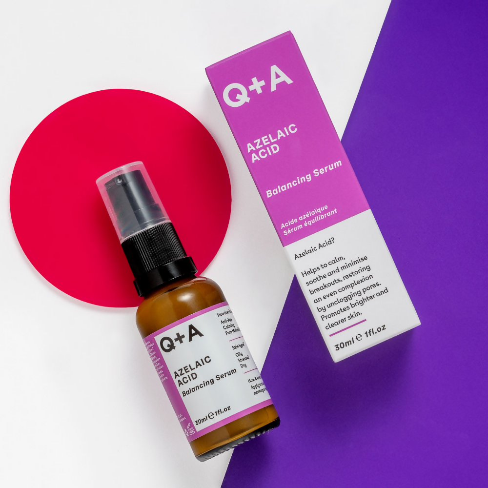Q+A Azelaic Acid Balancing Facial Serum - Distacart