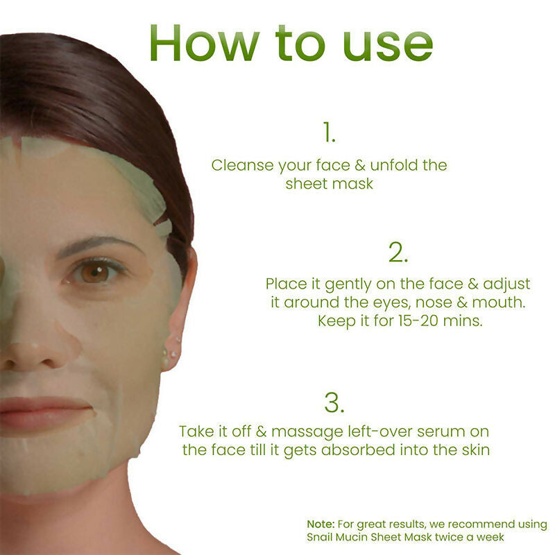 Professional O3+ Snail Mucin Instant Glass Sheet Mask - Distacart