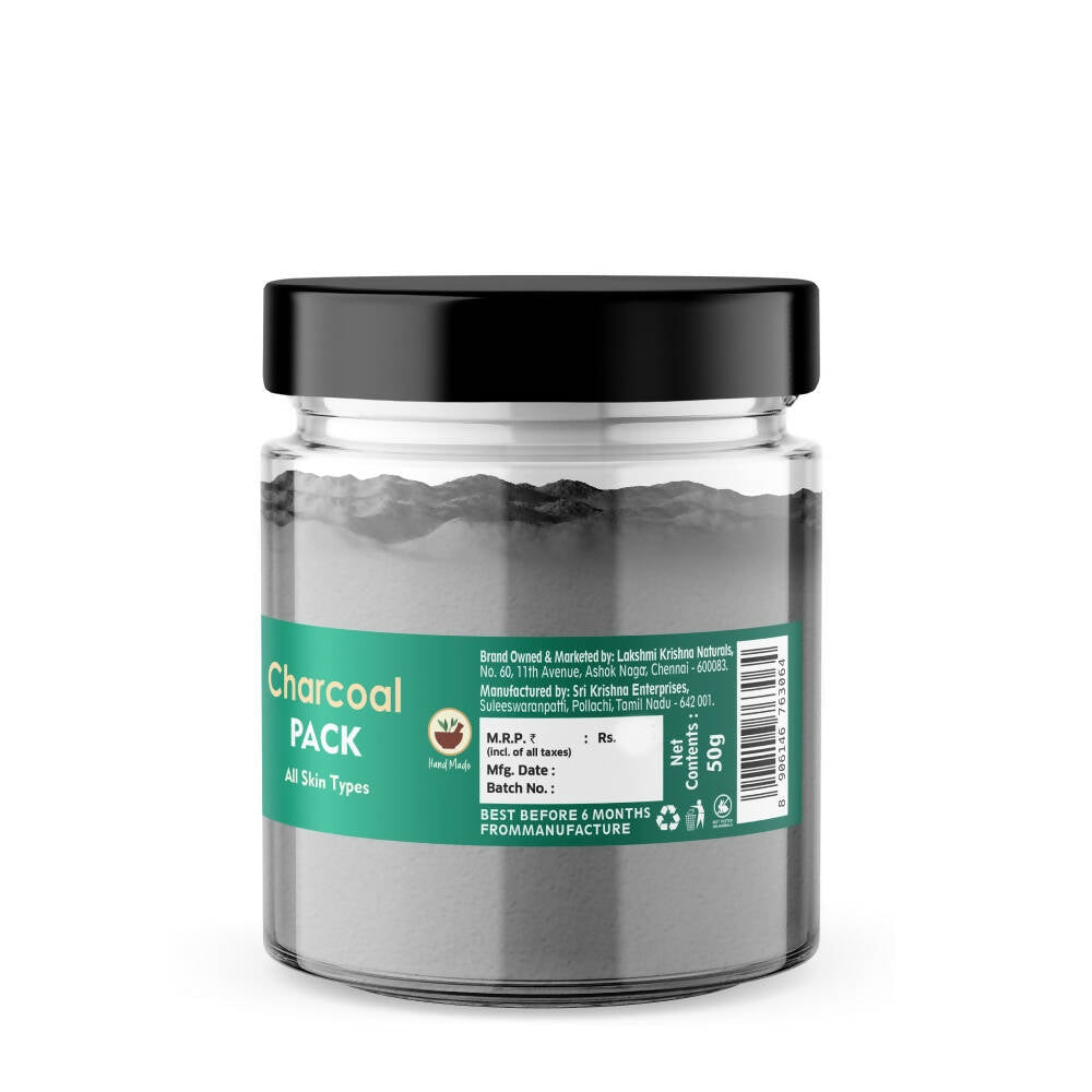 Lakshmi Krishna Naturals Charcoal Face Pack