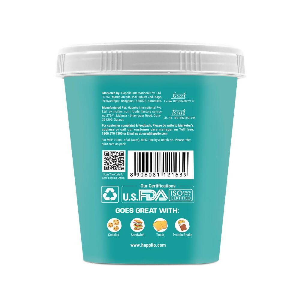 Happilo All Natural Peanut Butter Creamy-Unsweetened