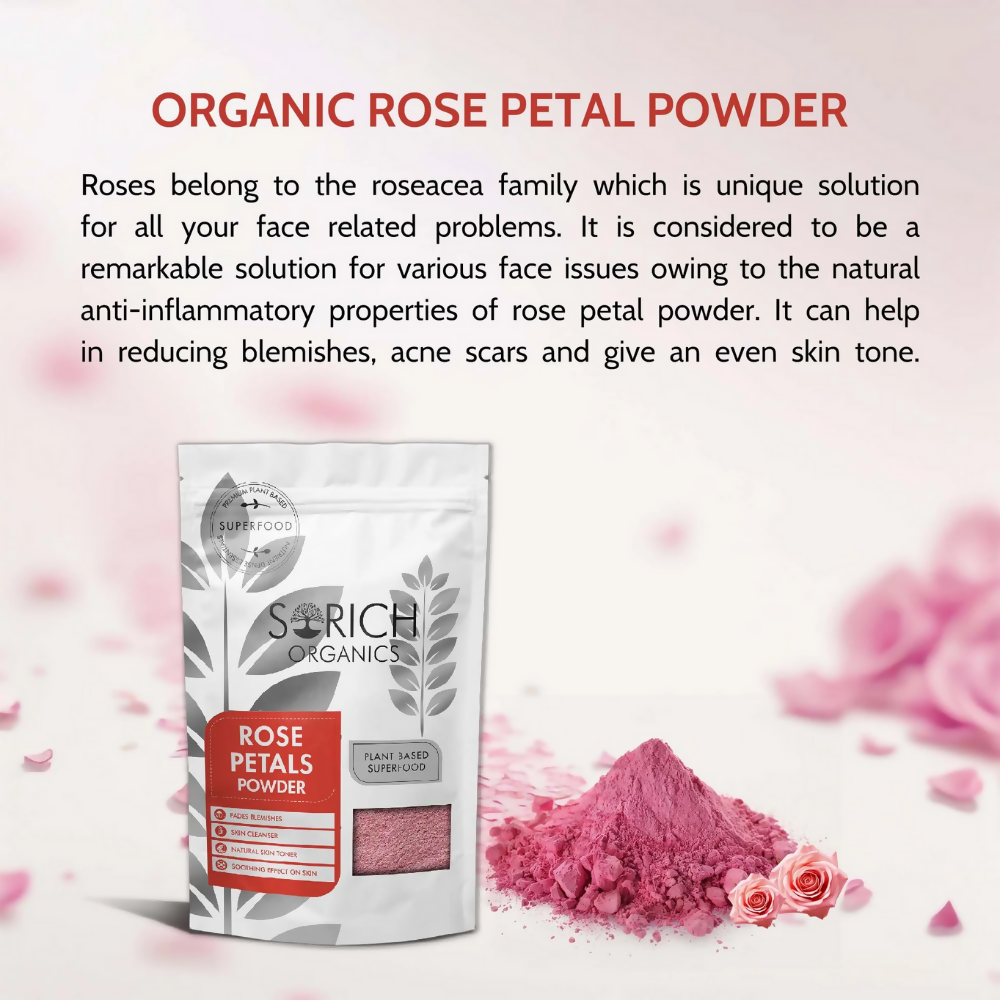 Sorich Organics Rose Petal Powder - Distacart