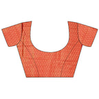 Joban Fashion Red Banarasi Soft Lichi Silk Checks & Woven Saree - Distacart