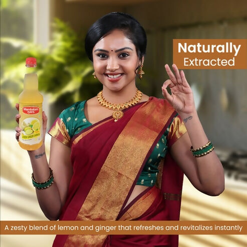 Mambalam Iyers Lemon Ginger Sarbath - Distacart