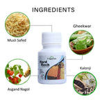 Hashmi Pharmacy Hard Rock Capsules are formulated with natural ingredients like Ashwagandha, Safed Musli, Gokshur, Gheekwar, and more. - Distacart