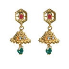 Mominos Fashion Johar Kamal Women Gold-Plated Brass Finish Meena & Pearls Work Choker - Distacart