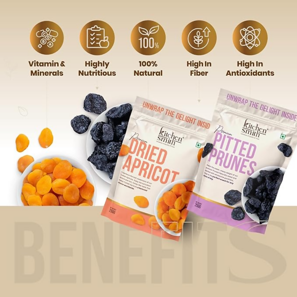 Kitchen Smith Premium Dried Apricot & Pitted Prunes - Distacart