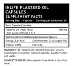Inlife Flaxseed Oil Capsules With Gelatin
