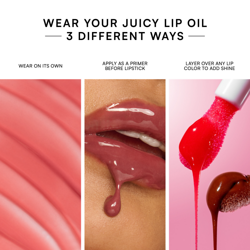 Gush Beauty Balmy Glossy Tinted Lip Oil - Soft Peach