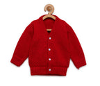 Chutput Kids Cute Red Coloured Solid Pullover Sweater