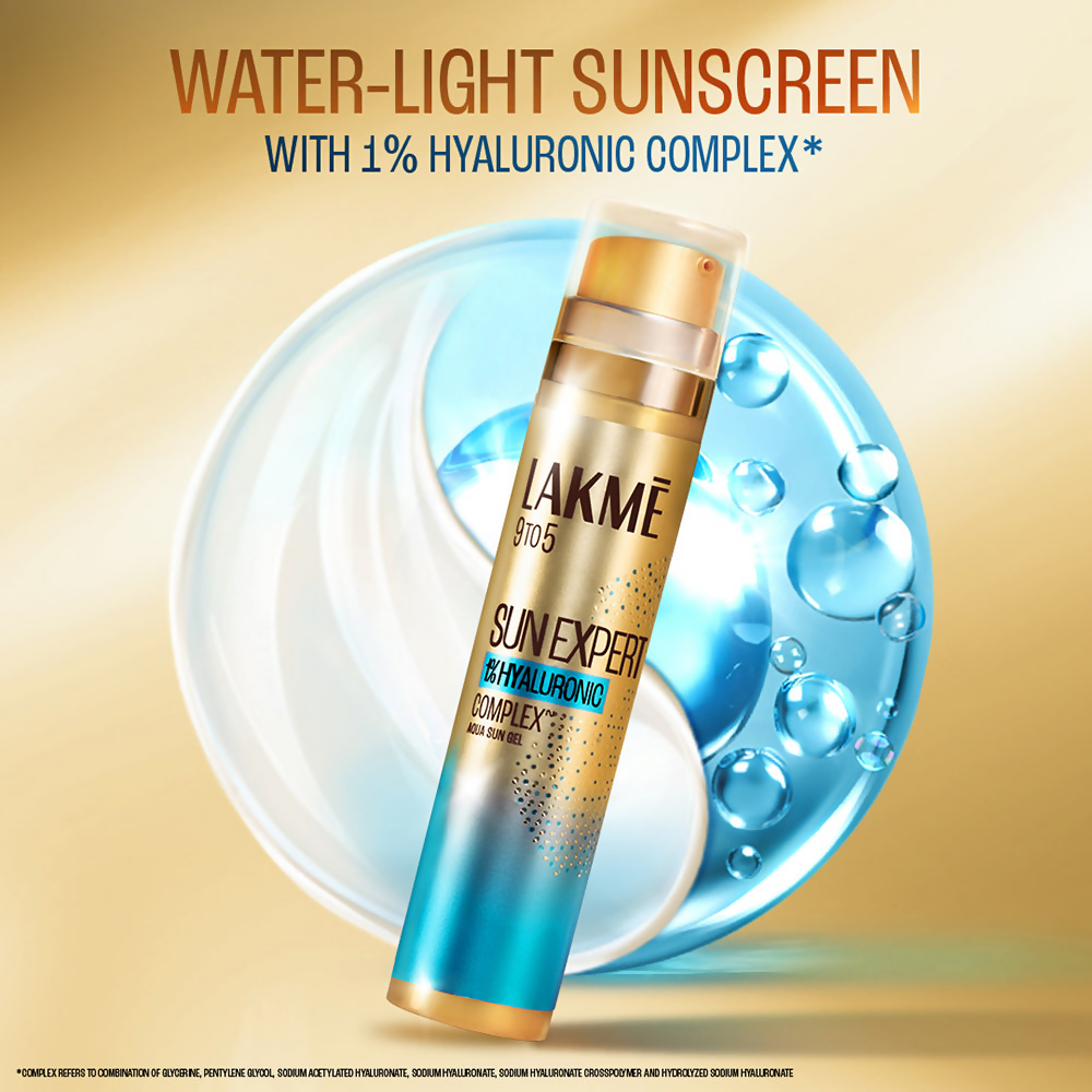 Lakme 9To5 Sun Expert 1% Hyaluronic Sunscreen, Spf 50 Pa+++