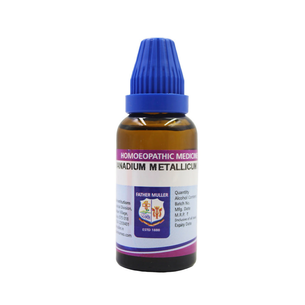Father Muller Vanadium Metallicum Dilution - Distacart