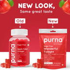 Purna Gummies Apple Cider Vinegar for Adults & Kids Better Digestion & Clear Skin