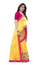Vamika Yellow Chiffon Emboridered Saree (SUIDHAGA YELLOW)