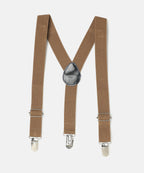 Manet Boys Solid Suspenders - Beige