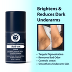Dermistry Intimate Lightening Brightening & Underarm Deodorant Roll On Serum For Dark Spots Pigmentation
