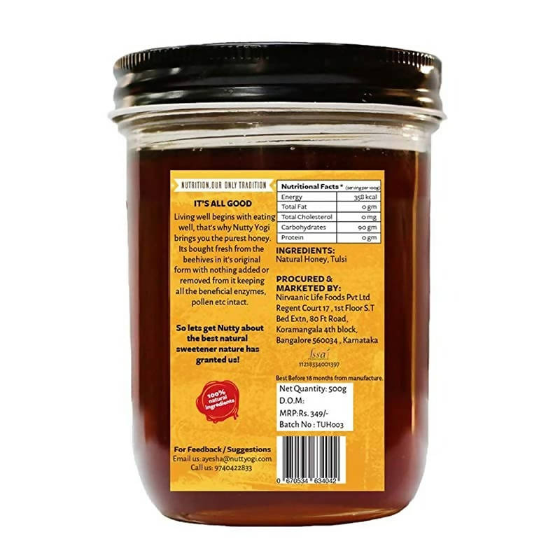 Nutty Yogi Tulsi Honey