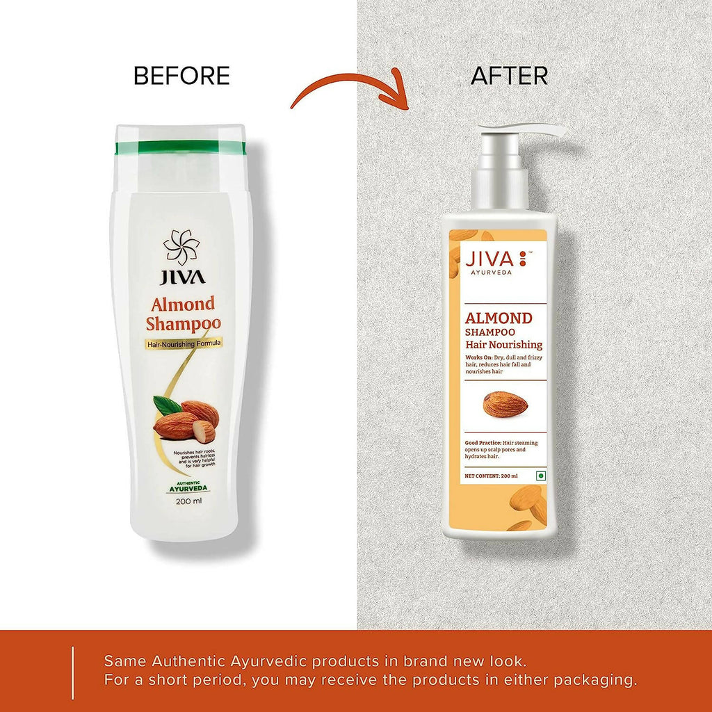 Jiva Ayurveda Almond Shampoo - Distacart