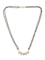 NVR Women Ethnic Gold-Plated Beaded Mangalsutra With Ad Stone - Distacart