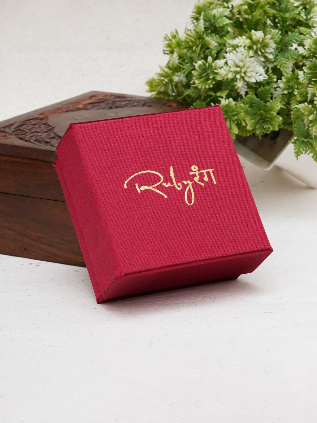 Golden Bangles (White) - Ruby Raang - Distacart