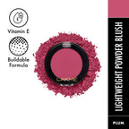 Lakme Face It Blush - Perfect Plum - Distacart