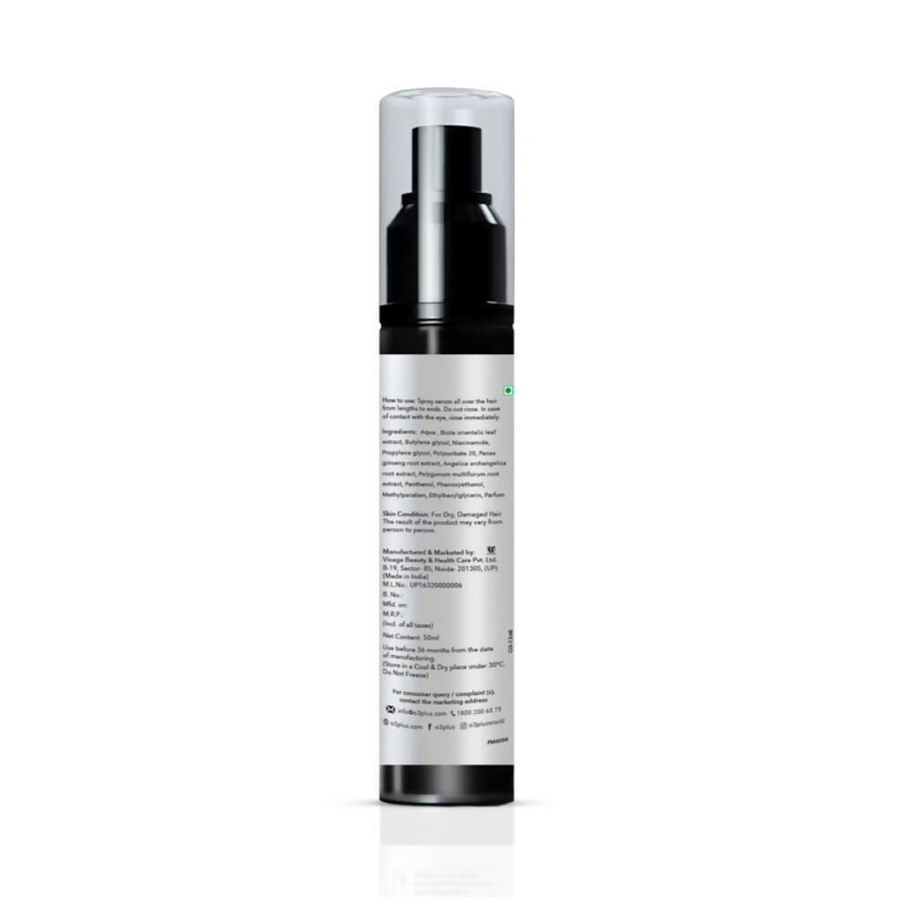 Professional O3+ Women Densiderm Hair Growth Scalp Serum Spray For Anti Hair Loss With Ginseng