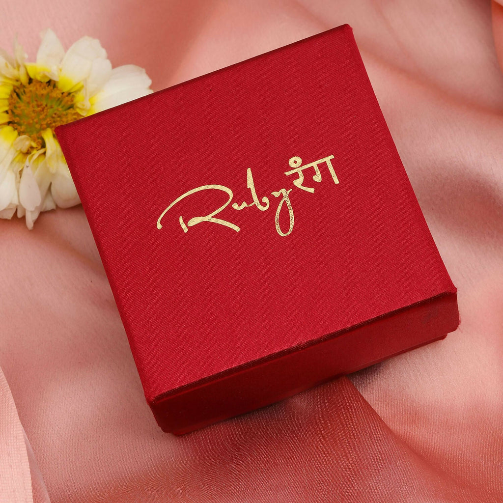 Duet Gold and Meenakari Earrings (Gold) - Ruby Raang - Distacart