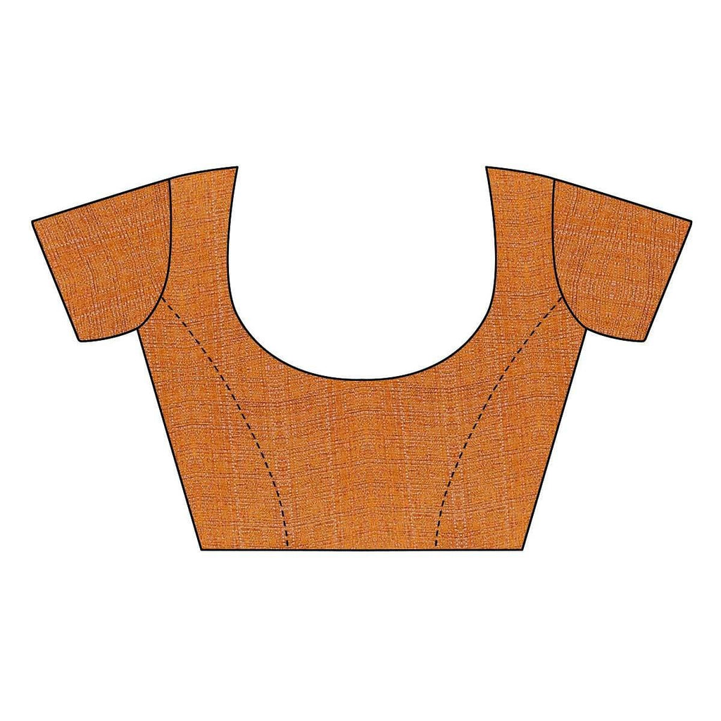 Vamika Multicolor & Brown Kalamkari With Jhalar Khadi Silk Saree